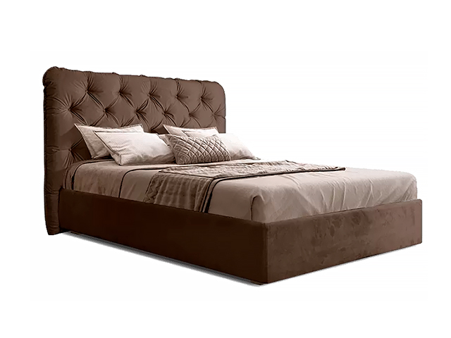Кровать BOGEMIA 2-х спальная (1,6 м) с под. мех. БМКР-1[3] (шоколадный ликёр)